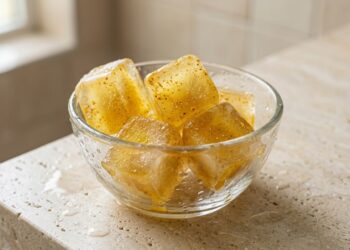 Cubos de gelo com cúrcuma para o rosto: conheça os benefícios e os cuidados antes de incluir a técnica na rotina de cuidados com a pele