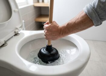 Como liberar um vaso sanitário entupido usando detergente e água quente de forma segura e eficiente