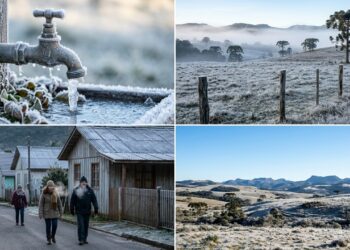 Menos 9 graus e água que congela na torneira: a única cidade que é Capital do Frio por lei federal