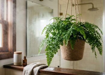 Plantas que se adaptam bem à umidade do banheiro