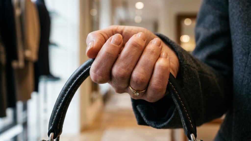 O que significa a forma que você carrega a sua bolsa