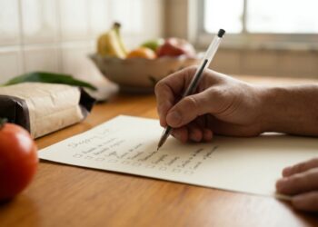 Psicólogos afirmam que escrever a lista de compras no papel não é apenas nostalgia, mas uma forma de melhorar a concentração