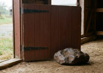Durante 30 anos, um homem usou uma rocha de 10 kg como peso de porta, até descobrir que era um meteorito avaliado em 100 mil dólares