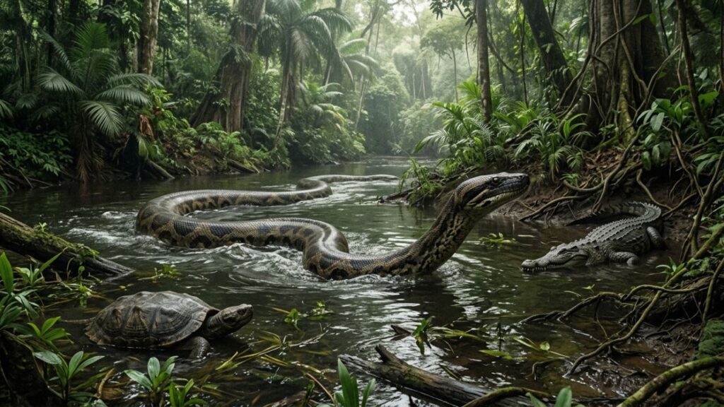 O que a Titanoboa comia