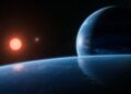 Em uma estrela a apenas 100 anos-luz de distância, cientistas encontram um planeta maior que a Terra que pode ser quase todo feito de água