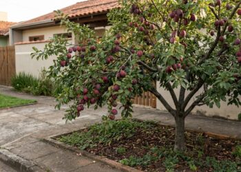 A árvore frutífera ideal para a sua casa: as raízes não levantam a calçada, ocupa pouco espaço e ainda enche o quintal de frutas suculentas