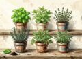 Ervas cheirosas para cultivar na janela da cozinha