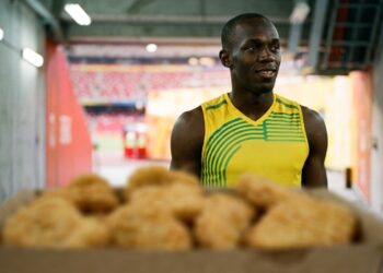 Usain Bolt, velocista: “No começo, comi uma caixa de 20 nuggets no almoço e outra no jantar” sobre sua rotina durante os Jogos de Pequim 2008